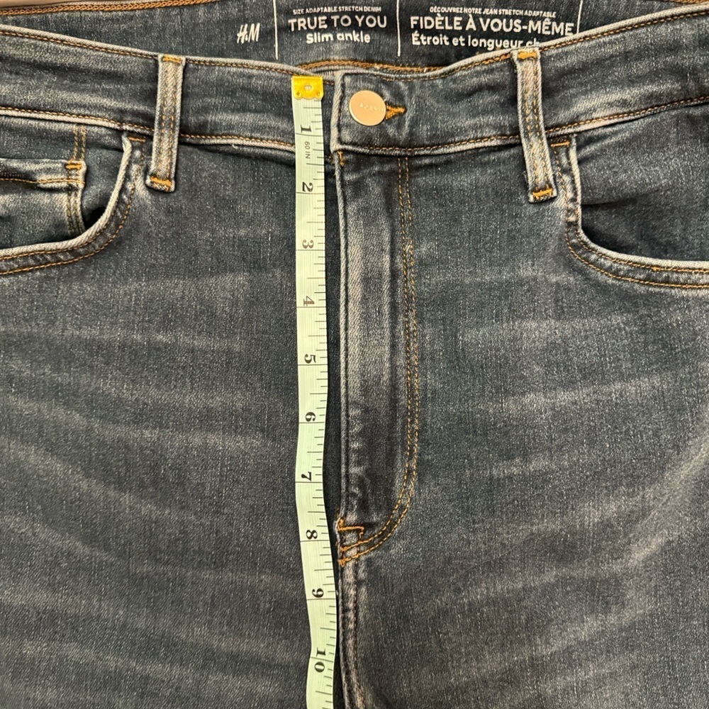 H&M Slim High waist jeans, XL, slim fit, ankle length, new/never worn - Picture 12 of 14